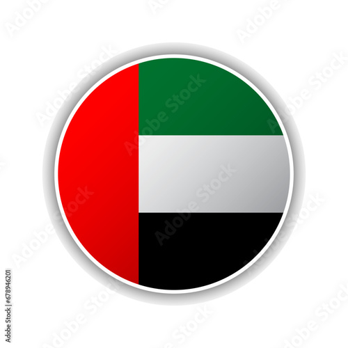 Free Download Abstract Circle United Arab Emirates Flag Icon - GFXLoad
