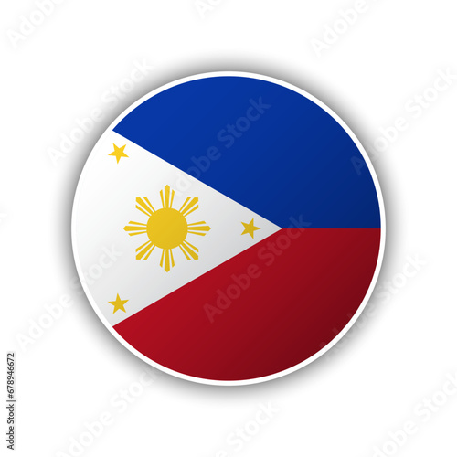 Free Download Abstract Circle Philippines Flag Icon - GFXLoad