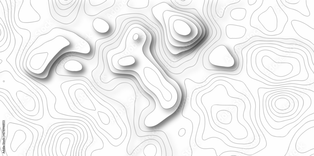 Vetor de Seamless pattern with lines Topographic map. Geographic ...