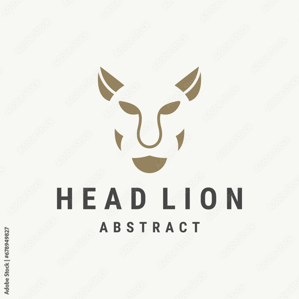 Lion Head Logo vector icon Lion Head Logo vector icon