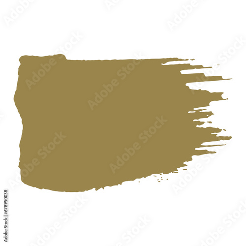 olive green ink paint brush stroke