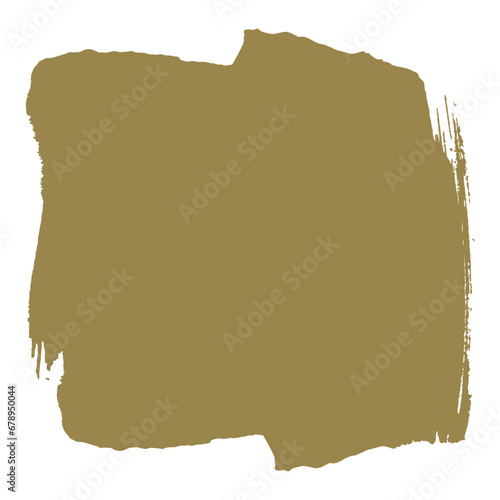 olive green ink paint brush stroke