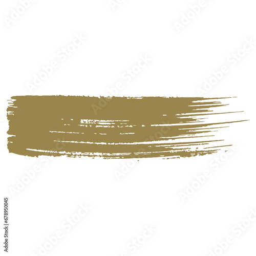 olive green ink paint brush stroke