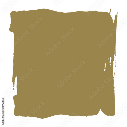olive green ink paint brush stroke