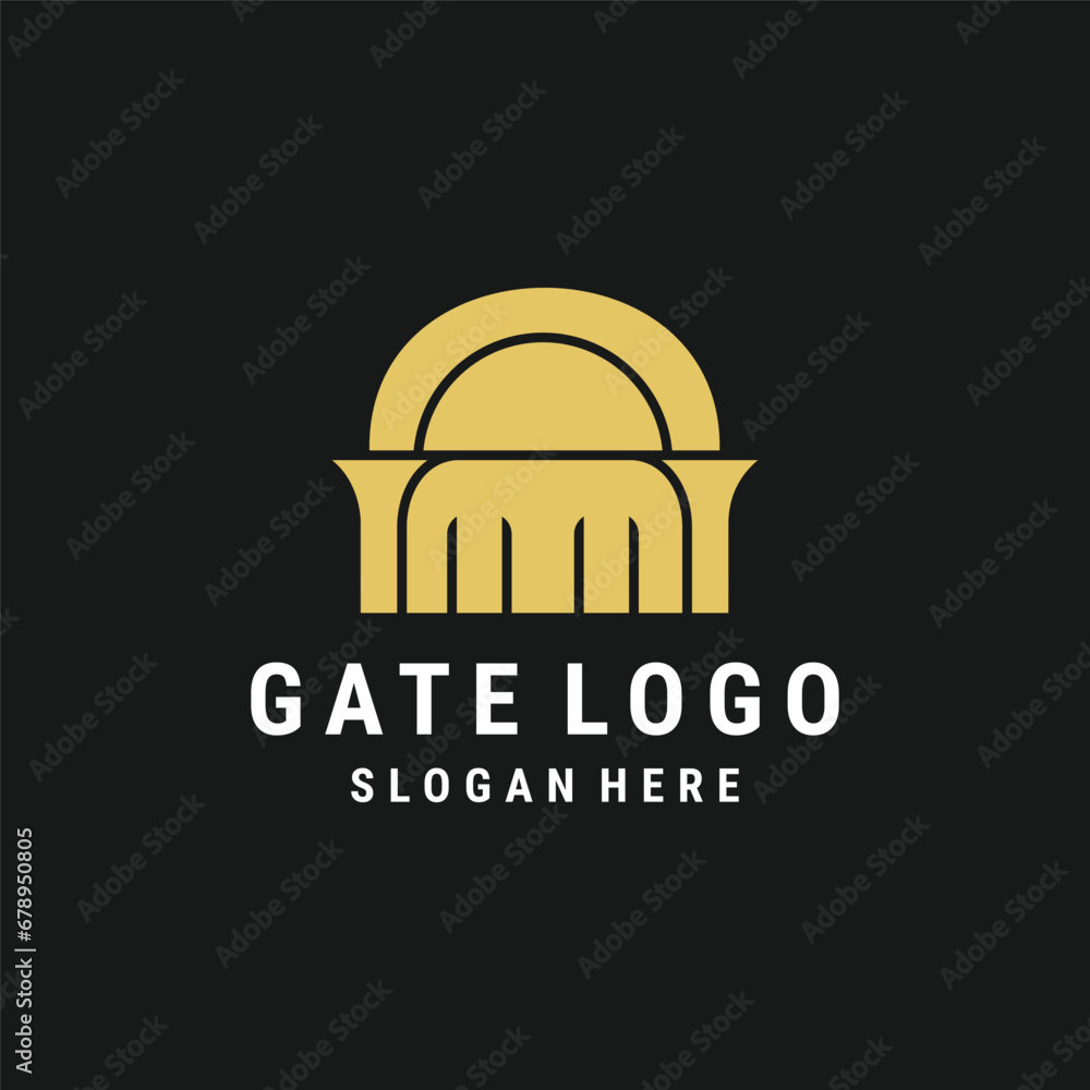 gate logo icon design inspiration