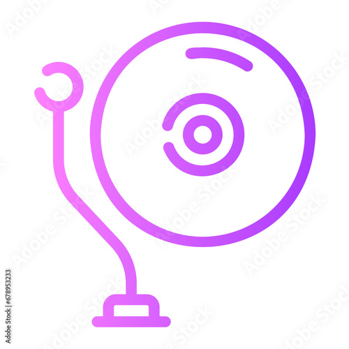 cd Line Gradient Icon