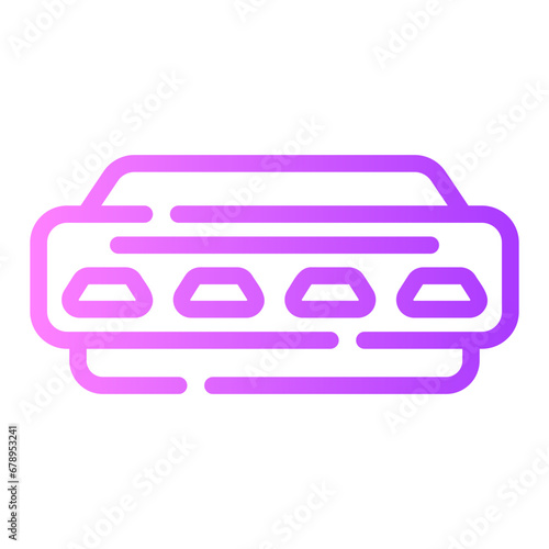 harmonica Line Gradient Icon