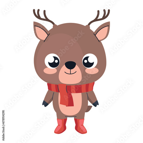 cute animal christmas deer