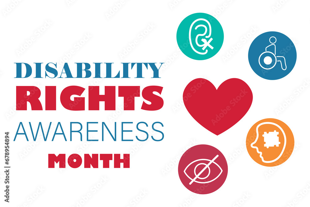 Banner for Disability Rights Awareness Month