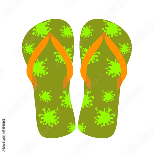 footwear flip flops doodle