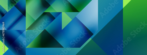 Captivating vector abstraction. Triangles interlock in mesmerizing dance, crafting dynamic geometric backdrop. Fusion of shapes and angles creates artful symphony of modern design