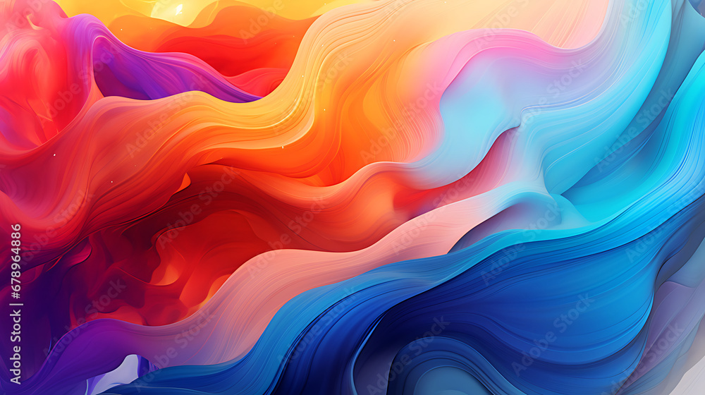 abstract backgrounds using vibrant colors and swirling patterns. Generative Ai