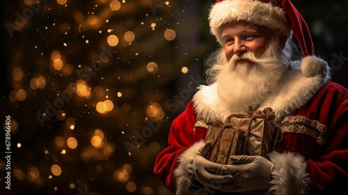 Santa Claus image, christmas background. © kept