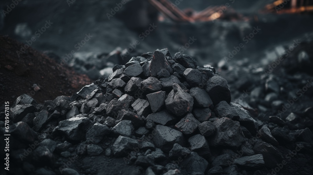 Image of raw coal, showcasing its natural texture. Image of raw coal, showcasing its natural texture.