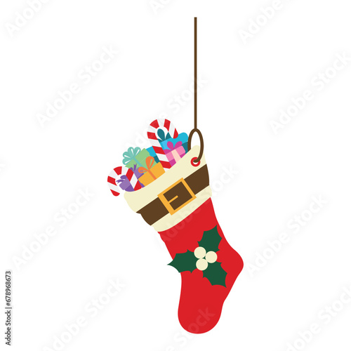 Christmas Socks Vector Illustration