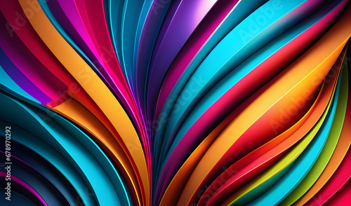 Modern and smart colorful fluid style background wallpaper