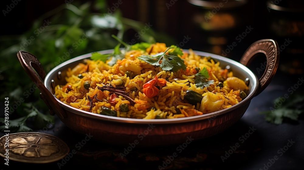 Fragrant and Colorful Vegetable Biryani Fragrant and Colorful Vegetable Biryani