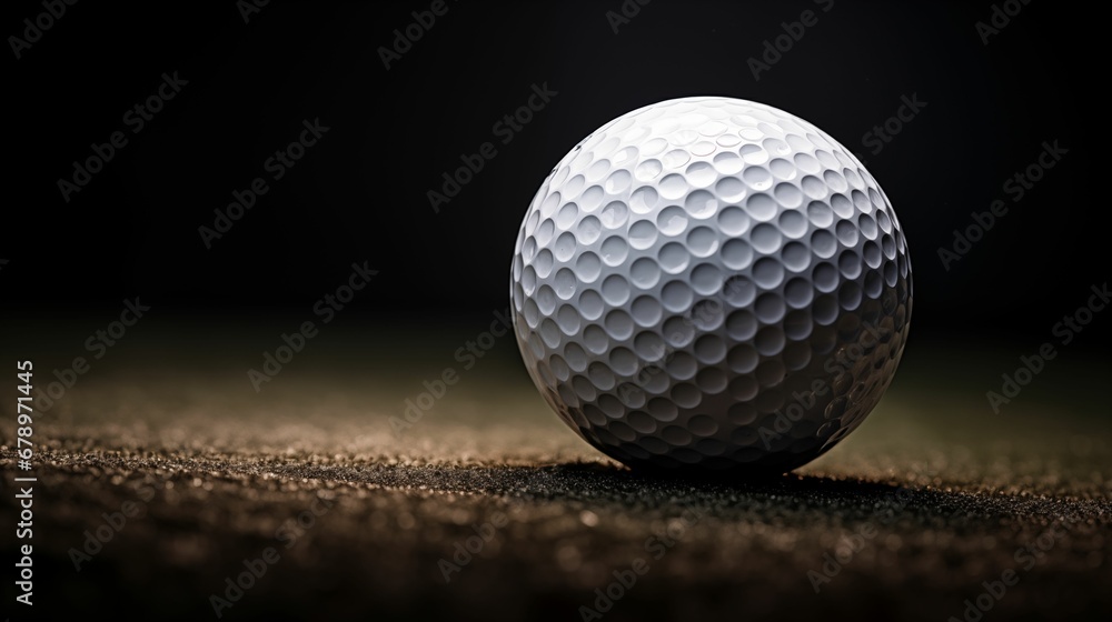 Image of a golf ball, focusing on the intricate dimples and texture. Image of a golf ball, focusing on the intricate dimples and texture.