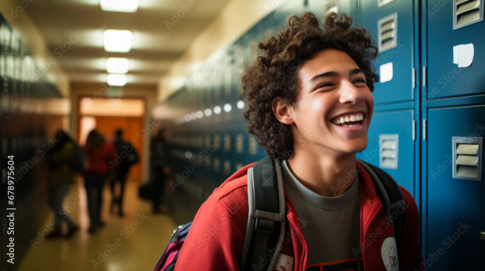 Happy, man or student portrait smiling wearing a backpack, in university, college or school. Confident, Hispanic American, and motivated youth male for education, learning and higher education Happy, man or student portrait smiling wearing a backpack, in university, college or school. Confident, Hispanic American, and motivated youth male for education, learning and higher education