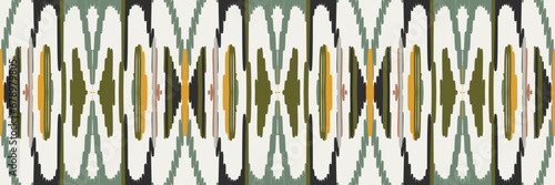 Indonesia Ikat Geometric Ethnic Vintage Texture Vector Art Design. Textile Fashion Pattern Line Ikat Seamless Pattern and Batik Fabric Texture Asian Background Wallpaper Geometry Indian.