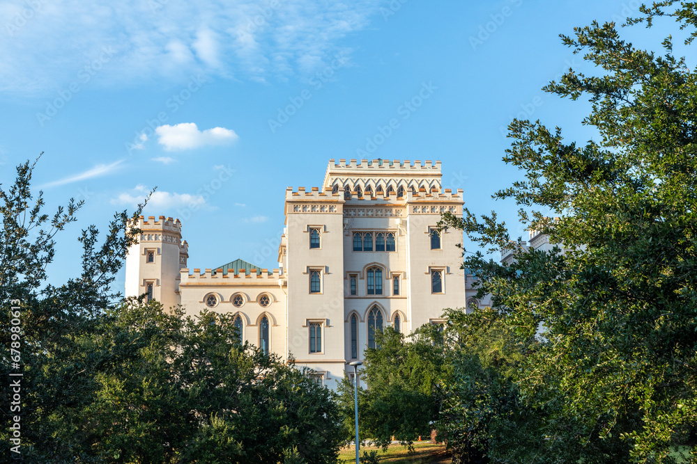 old state capitol of Louisiana in Baton Rouge