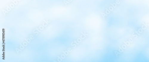 Vector artistic blurry blue wallpaper background, beautiful panoramic blurred blue white gradient background.
