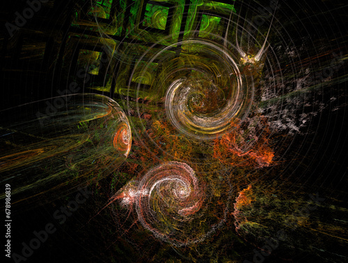 Imaginatory fractal abstract background Image