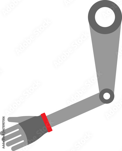 Prosthetic arm icon