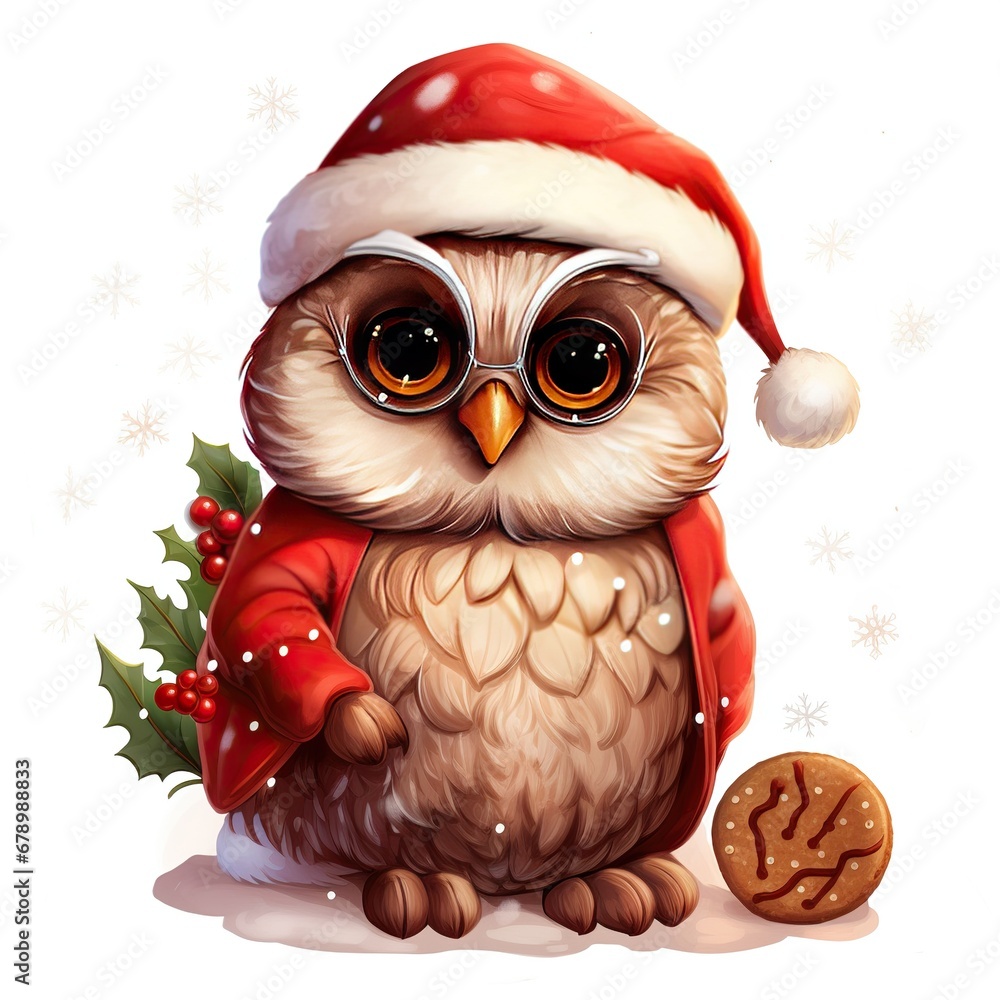 Christmas Cookie Owl Clipart Christmas Cookie Owl Clipart