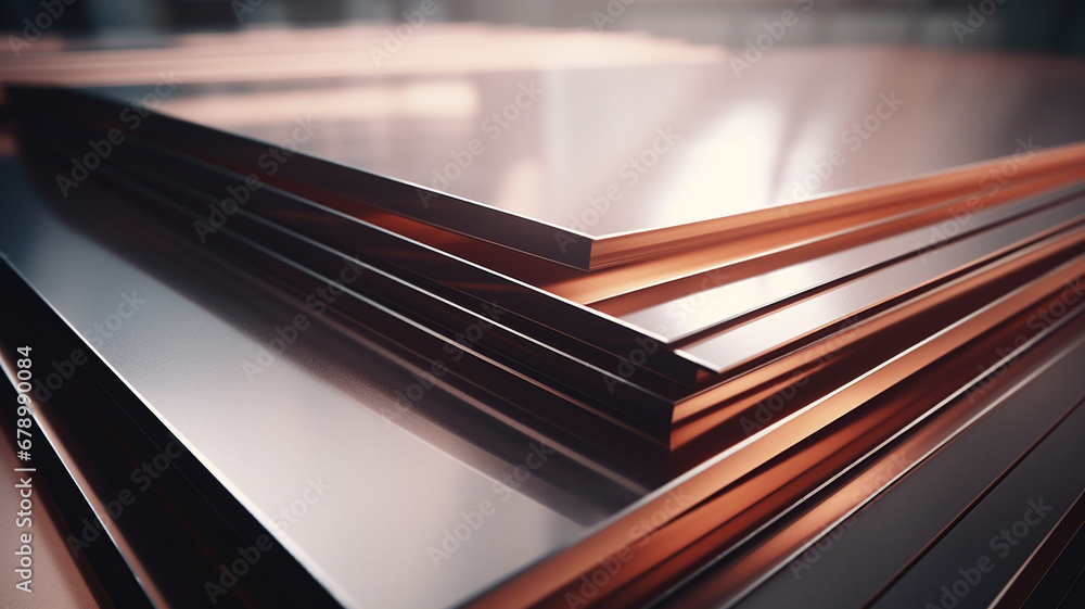 stack of a sheet copper stack of a sheet copper