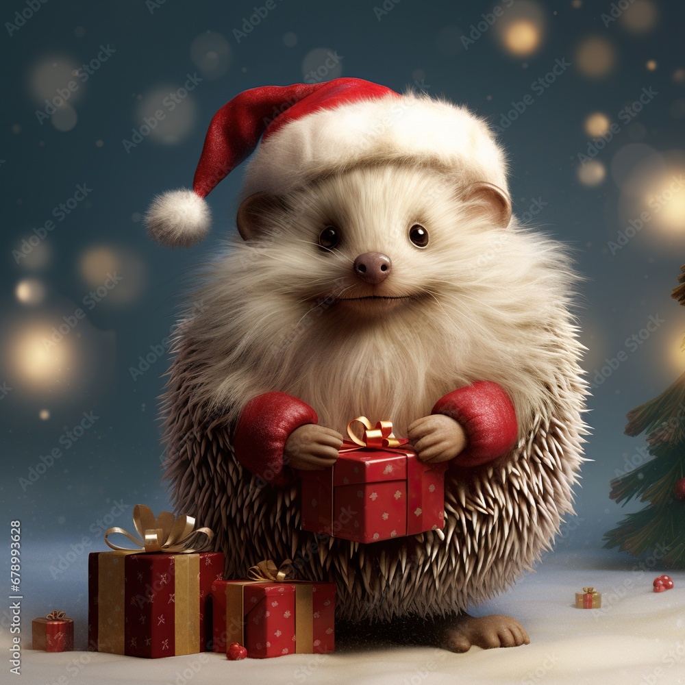 Joyful Holiday Hedgehog Graphic Joyful Holiday Hedgehog Graphic