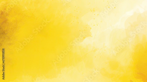 Vibrant Yellow Watercolor Background for Creative Design Concepts.