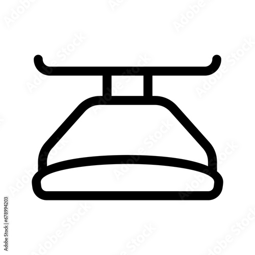 Scales Icon Vector Symbol Design Illustration