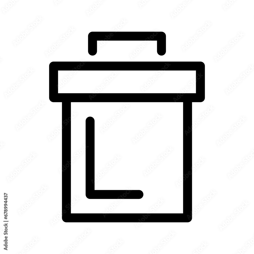 Trash Can Icon Vector Symbol Design Illustration Trash Can Icon Vector Symbol Design Illustration