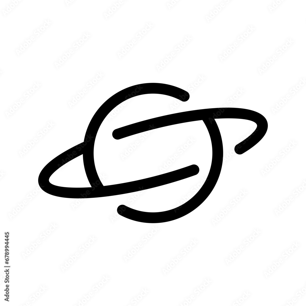 Naklejka premium Planet Icon Vector Symbol Design Illustration