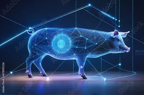 豚と未来型全身デジタルスキャン健康診断 photo