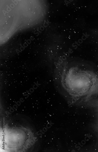 Art of Universe (sci fi style) for artwork and background