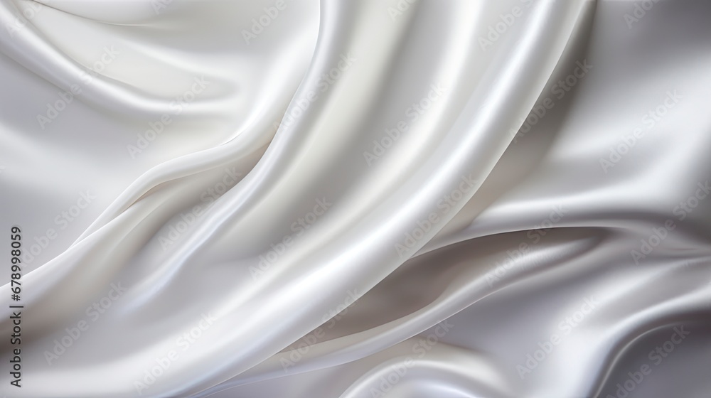Luxurious White Silk Fabric Texture for Background. Luxurious White Silk Fabric Texture for Background.