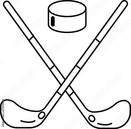 Hockey line icon