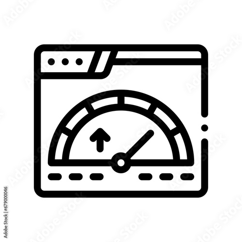speed test line icon