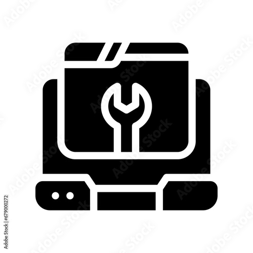 maintenance glyph icon