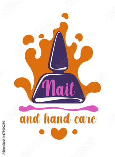 Nail and hand care for clients, beauty salons
