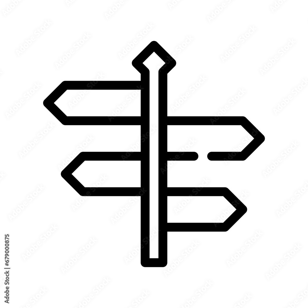 sign line icon sign line icon
