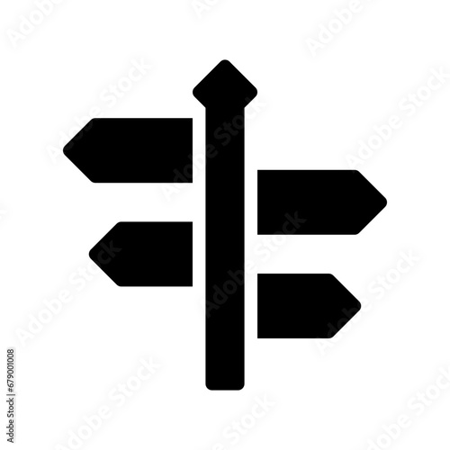 sign glyph icon