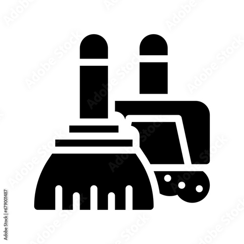 sweep glyph icon