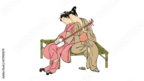 浮世絵　男女　その8