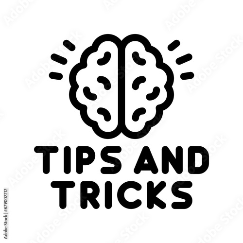 tips and tricks line icon