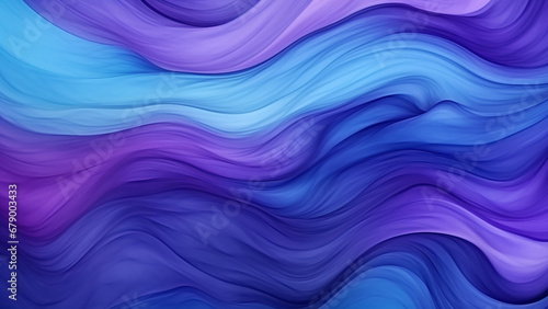 Violet and Indigo Fluid Color Waves Abstract Pattern Designs