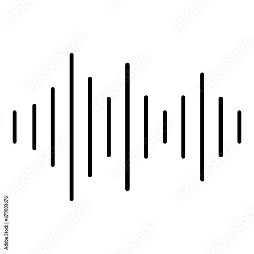 Soundwave equalizer isolated. Abstract music wave  radio signal frequency  and digital voice visualisation. Vector illustration.