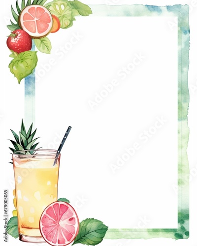 Bank menu drink bar diary